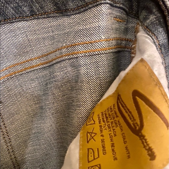 Seven 7 for all Mankind distressed jeans,tall. - Picture 5 of 5